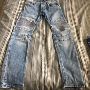Biker jeans